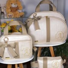Bolsa de Bebê Glamour, Frasqueira e Estojo Box