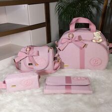 Conjunto Bolsas Maternidade Rosa no Jardim Araguaia